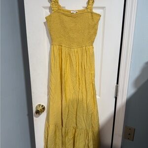 Yellow August Sky Dress NWOT